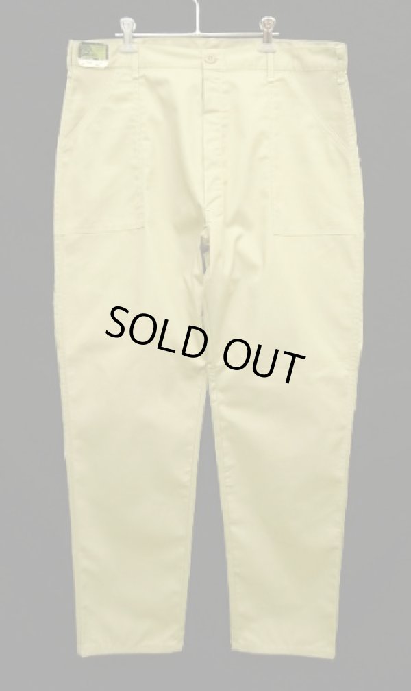 画像1: 80'S GUNG HO 旧タグ ベイカーパンツ ベージュ 42TALONジップ USA製 (DEADSTOCK)