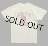 画像: 80'S CHAMPION トリコタグ 88/12 シングルステッチ 三段プリント 半袖 Tシャツ ヘザーグレー USA製 (VINTAGE)