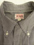 画像3: 60'S SAKS FIFTH AVENUE 6ボタン ポプリン 半袖 三点留め BDシャツ ギンガムチェック (VINTAGE)
