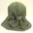 画像8: 00'S PATAGONIA "SPOONBILL CAP" ロングビル ナイロンキャップ ネックガード付き カーキ/グレーUSA製 (VINTAGE)