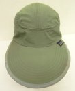 画像5: 00'S PATAGONIA "SPOONBILL CAP" ロングビル ナイロンキャップ ネックガード付き カーキ/グレーUSA製 (VINTAGE)