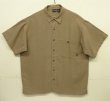 画像1: 90'S PATAGONIA ヘンプ100% 半袖 ボックスシャツ ライトブラウン (VINTAGE)