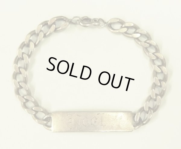 画像1: シルバー925 IDブレスレット ホールマーク シルバー イギリス（ロンドン）製 (VINTAGE)