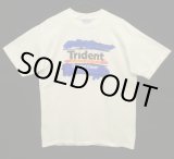 画像: 90'S MTV x TRIDENT 両面プリント シングルステッチ 半袖 Tシャツ ホワイト USA製 (VINTAGE)