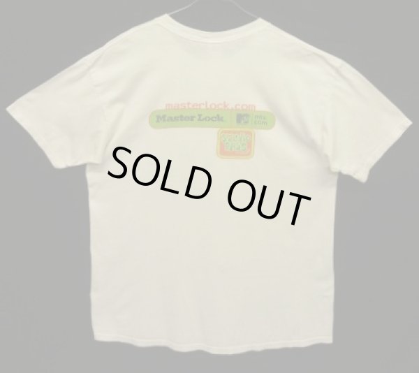 画像4: 90'S MTV x MASTER LOCK 両面プリント 半袖 Tシャツ ホワイト (VINTAGE)