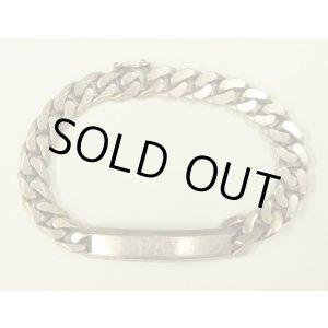 画像: シルバー925 IDブレスレット ホールマーク シルバー イギリス製 (VINTAGE)