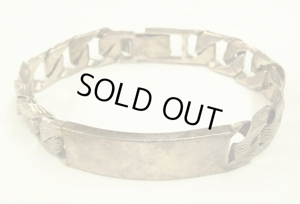 画像1: シルバー925 IDブレスレット ホールマーク シルバー イギリス（ロンドン）製 (VINTAGE)