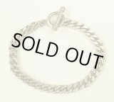 画像: シルバー925 トグル チェーンブレスレット ホールマーク シルバー イギリス製 (VINTAGE)