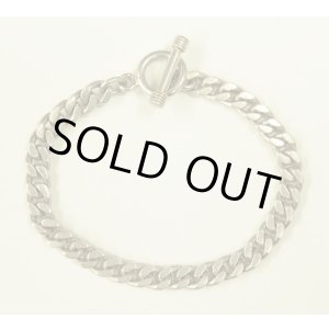 画像: シルバー925 トグル チェーンブレスレット ホールマーク シルバー イギリス製 (VINTAGE)