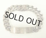 画像: シルバー925 IDブレスレット ホールマーク シルバー イギリス（ロンドン）製 (VINTAGE)