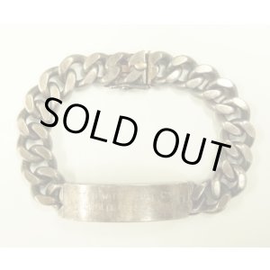 画像: シルバー925 IDブレスレット ホールマーク シルバー イギリス（ロンドン）製 (VINTAGE)