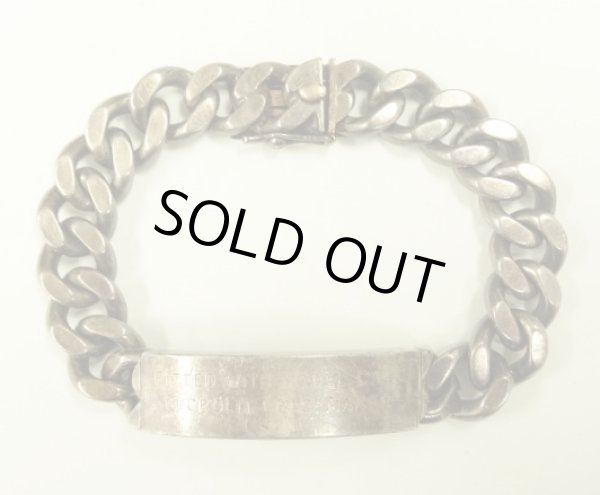 画像1: シルバー925 IDブレスレット ホールマーク シルバー イギリス（ロンドン）製 (VINTAGE)