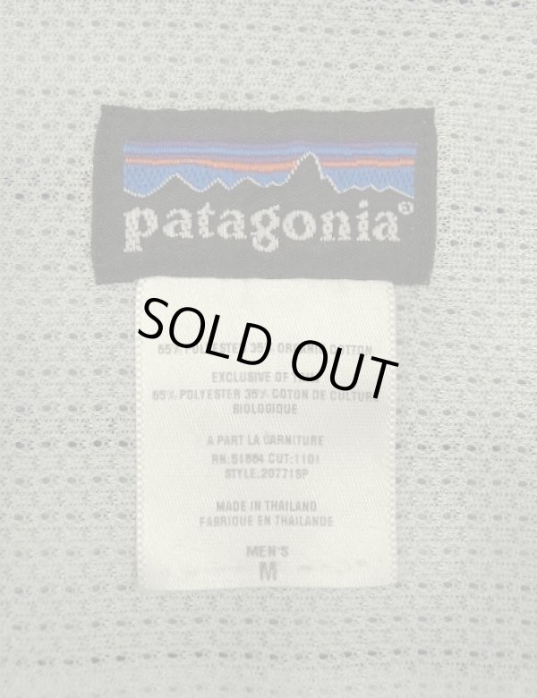 画像2: 00'S PATAGONIA "RHYTHM" フルジップ 半袖 ボックスシャツ ブルーベース (VINTAGE)