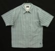 画像1: 00'S PATAGONIA "RHYTHM" フルジップ 半袖 ボックスシャツ ブルーベース (VINTAGE)