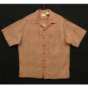 画像: 00'S LL Bean コットン 半袖 オープンカラーシャツ 総柄 (VINTAGE)