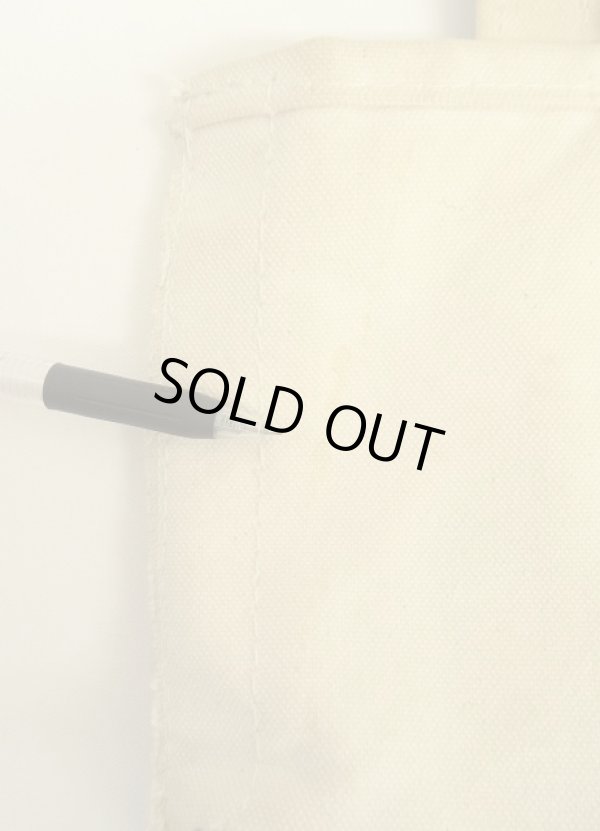 画像6: 80'S LL Bean 2色タグ キャンバス ロングハンドル トートバッグ ネイビー/オフホワイト USA製 (VINTAGE)