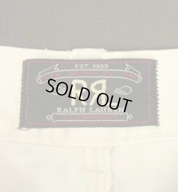 画像2: 90'S RRL 三ツ星タグ ミリタリーチノショーツ オフホワイト USA製 (VINTAGE)