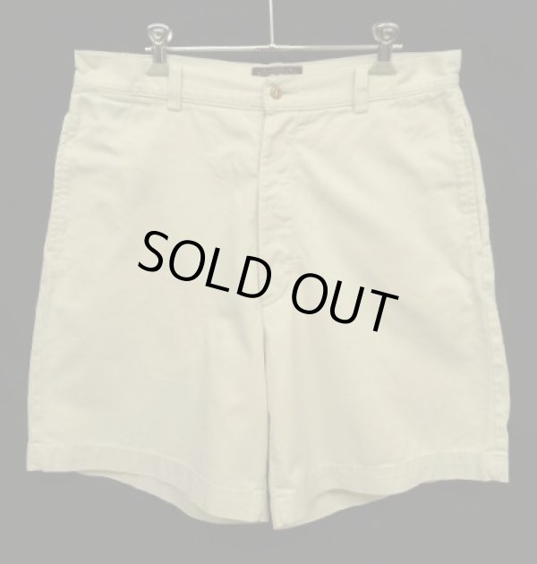 画像1: 90'S RRL 三ツ星タグ ミリタリーチノショーツ オフホワイト USA製 (VINTAGE)