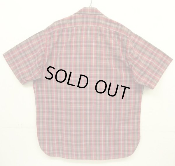 画像5: 90'S RRL 三ツ星タグ チンスト＆マチ付き 半袖 ワークシャツ チェック柄 (VINTAGE)