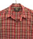 画像3: 90'S RRL 三ツ星タグ チンスト＆マチ付き 半袖 ワークシャツ チェック柄 (VINTAGE)