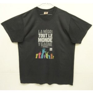 画像: TOUT LE MONDE Y GAGNE 半袖 Tシャツ ブラック (VINTAGE)
