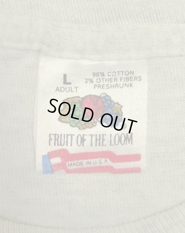 画像2: 90'S UNKNOWN ペンケーススケッチ シングルステッチ 半袖 Tシャツ アッシュグレー USA製 (VINTAGE)