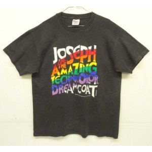 画像: 90'S JOSEPH AND THE AMAZING TECHNICOLOR DREAMCOAT シングルステッチ 半袖 Tシャツ ブラック (VINTAGE)