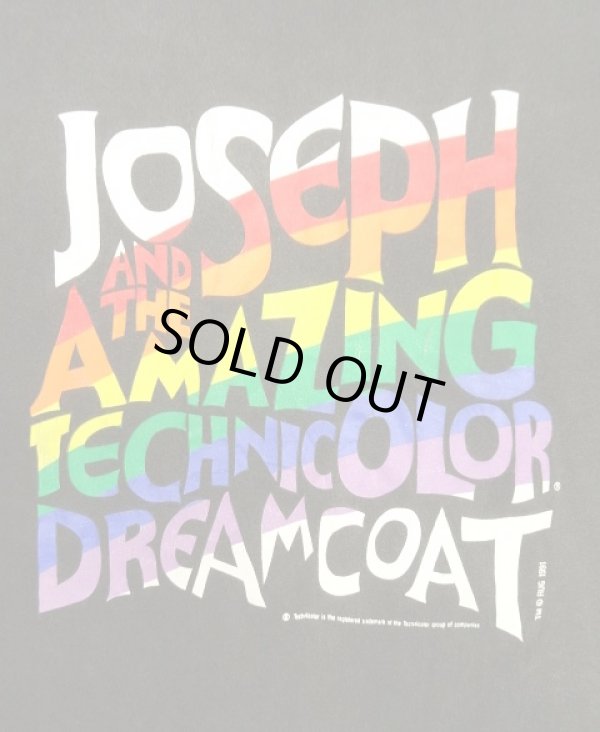 画像3: 90'S JOSEPH AND THE AMAZING TECHNICOLOR DREAMCOAT シングルステッチ 半袖 Tシャツ ブラック (VINTAGE)
