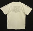 画像4: 90'S BOB NAPOLITANO "BOUND FOR GLORY" シングルステッチ 両面プリント 半袖 Tシャツ ホワイト USA製 (VINTAGE)