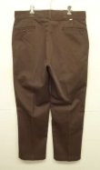 画像1: 80'S DICKIES 874 チビタグ ワークパンツ ブラウン W38L31 USA製 (VINTAGE)