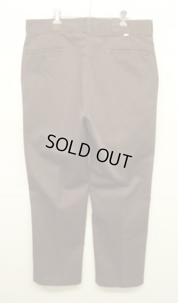 画像1: 80'S DICKIES 874 チビタグ ワークパンツ ブラウン W38L31 USA製 (VINTAGE)