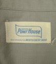 画像2: 60'S POWR HOUSE マチ付き 半袖 ワークシャツ グレー (VINTAGE)