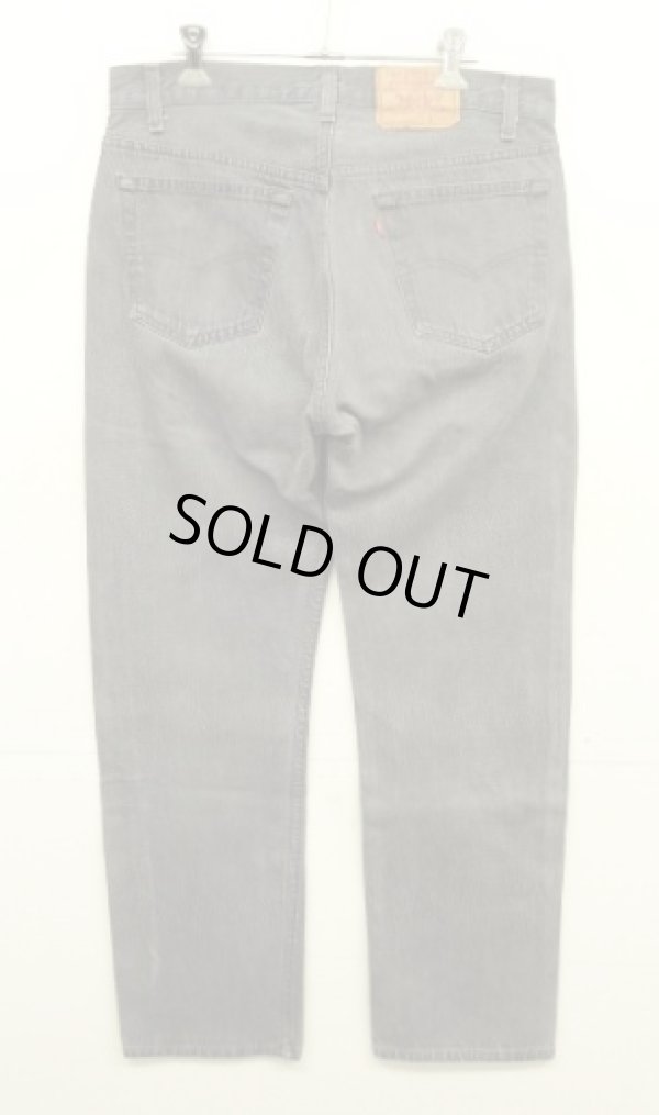 画像3: 80'S LEVIS 501 デニム 先染めブラック USA製 W33L30 (VINTAGE)