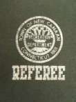 画像5: 90'S REFEREE シングルステッチ 両面プリント 半袖 Tシャツ フェードブラック USA製 (VINTAGE)