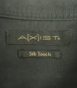 画像2: AXIST レーヨン/ポリ 半袖 ボックスシャツ ブラック/チャコール (USED)