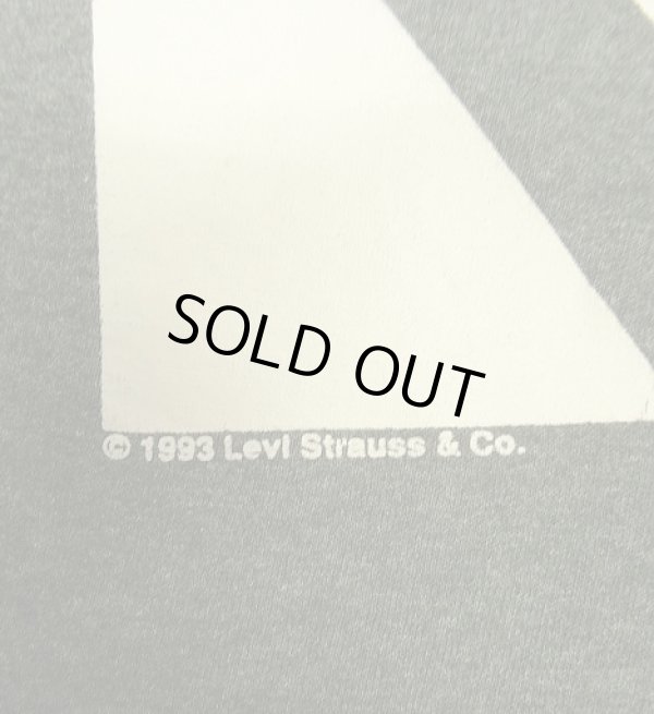 画像4: 90'S Levis 501 "REAL" シングルステッチ 半袖 Tシャツ チャコール USA製 (VINTAGE)