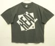 画像1: 90'S Levis 501 "REAL" シングルステッチ 半袖 Tシャツ チャコール USA製 (VINTAGE)