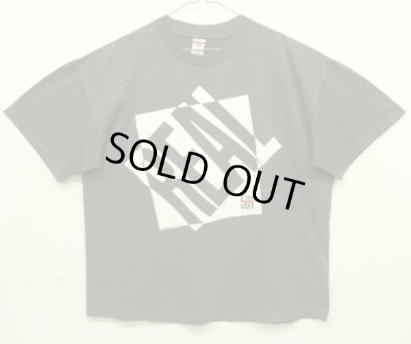 画像1: 90'S Levis 501 "REAL" シングルステッチ 半袖 Tシャツ チャコール USA製 (VINTAGE)