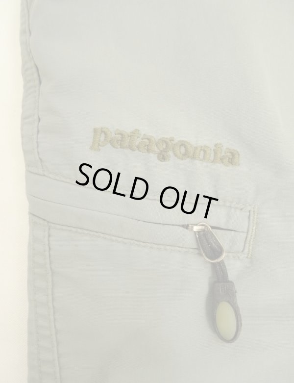 画像5: PATAGONIA サイドジップ付きポケット ナイロンショーツ フェードカーキ (USED)