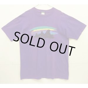 画像: 80~90'S PATAGONIA 旧タグ シングルステッチ 半袖 Tシャツ グレープ USA製 (VINTAGE)