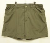 画像: PATAGONIA バックジップ付きポケット ナイロンショーツ ダークカーキ (USED)