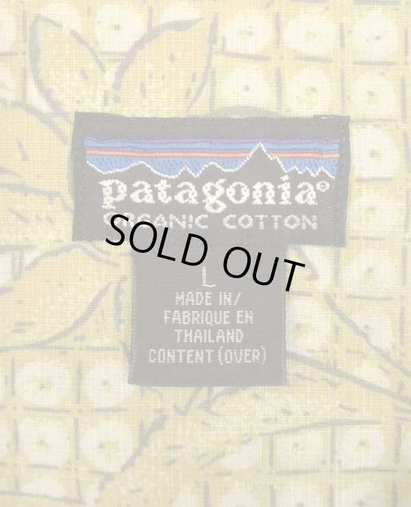 画像2: 00'S PATAGONIA コットン 半袖 オープンカラーシャツ 総柄 (VINTAGE)