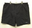 画像1: 00'S PATAGONIA "BAGGIES SHORTS" ナイロン バギーズショーツ ブラック (VINTAGE)