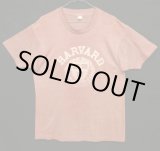 画像: 80'S HARVARD シングルステッチ 半袖 Tシャツ フェードバーガンディ USA製 (VINTAGE)