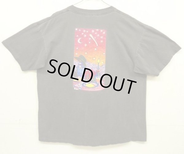 画像4: 90'S TASTE OF VAIL シングルステッチ 両面プリント 半袖 Tシャツ フェードブラック USA製 (VINTAGE)