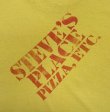 画像5: 80'S STEVE'S PLACE シングルステッチ 両面プリント 半袖 Tシャツ イエロー (VINTAGE)