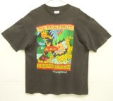 画像: 80'S THE RAIN FOREST シングルステッチ 半袖 Tシャツ フェードブラック USA製 (VINTAGE)