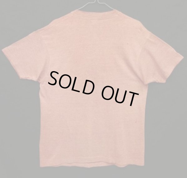 画像4: 80'S HARVARD シングルステッチ 半袖 Tシャツ フェードバーガンディ USA製 (VINTAGE)