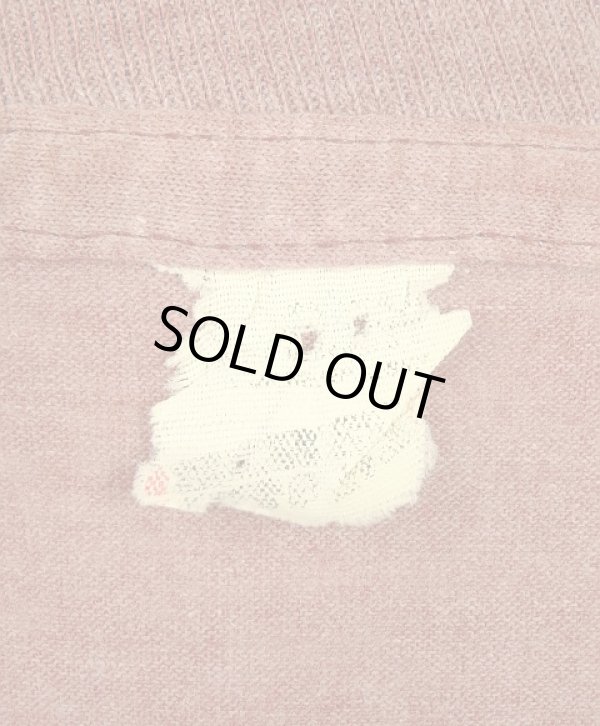 画像2: 80'S HARVARD シングルステッチ 半袖 Tシャツ フェードバーガンディ USA製 (VINTAGE)