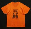 画像1: 80'S BUD LIGHT シングルステッチ 半袖 Tシャツ オレンジ (VINTAGE)